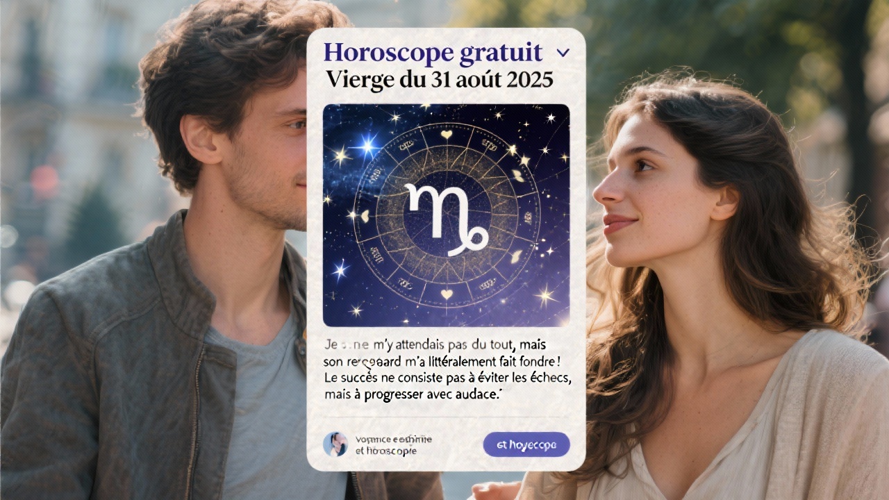 Horoscope gratuit Vierge du 31 août 2025