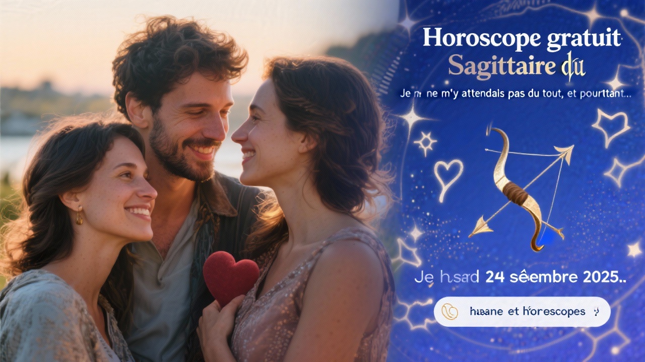 Horoscope gratuit Sagittaire du 24 septembre 2025